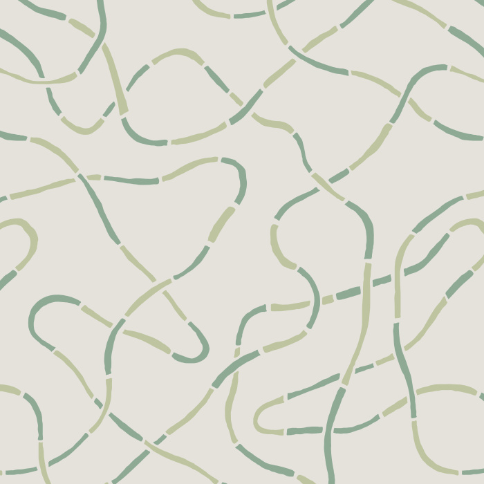 Add a fun vibe to any kid's room or play area with our Linked Pathways Peel And Stick Removable Wallpaper.