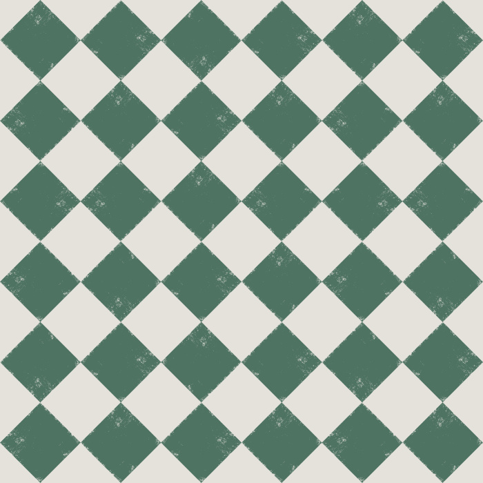 Add a retro vibe to any wall in your home with our Three Inch Checkerboard Diamonds Peel and Stick Wallpaper.