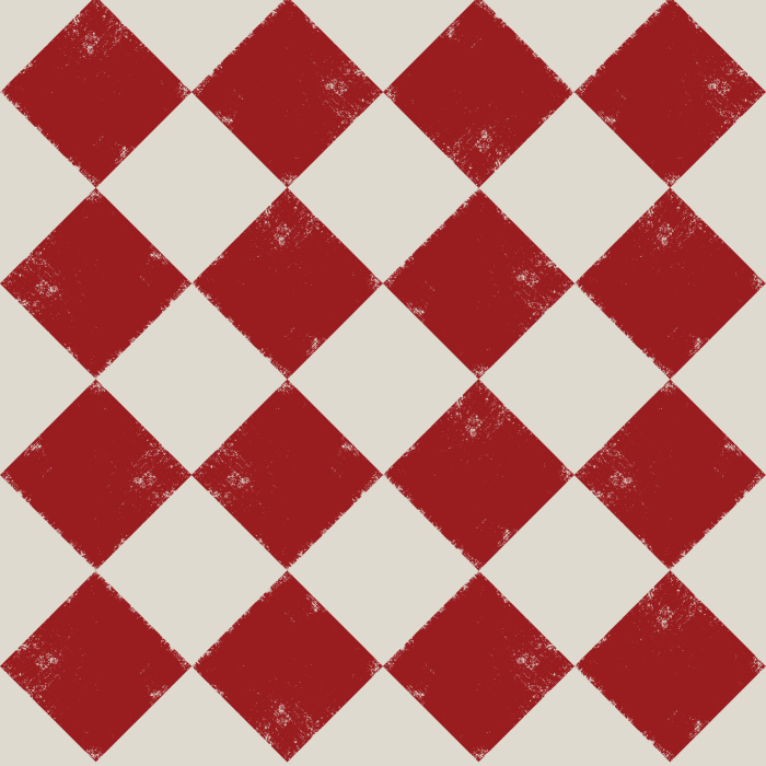 Add a retro vibe to any wall in your home with our Six Inch Checkerboard Diamonds Peel and Stick Wallpaper.