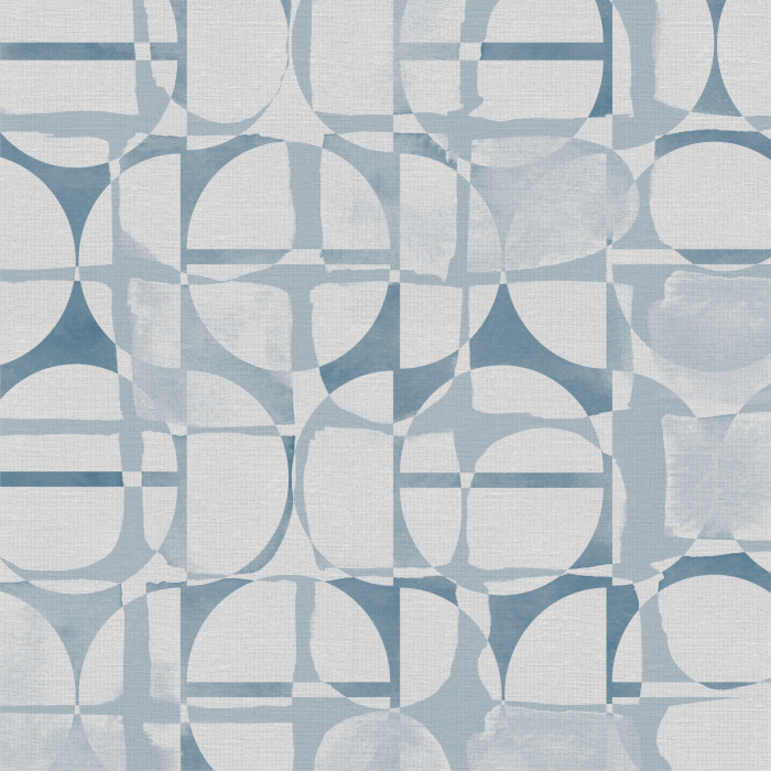 Add an abstract accent to any wall in your home with our Geometric Overlap Peel And Stick Removable Wallpaper.