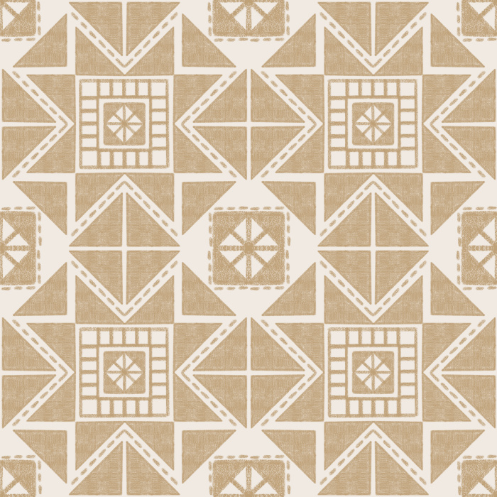 Create a wonderfully cozy space with our Quilted Tiles Peel and Stick Removable Wallpaper.