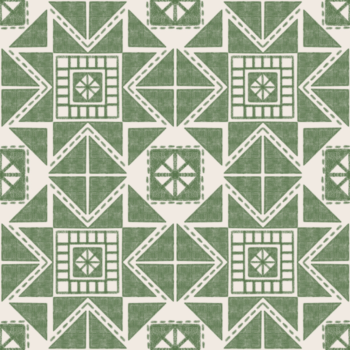 Create a wonderfully cozy space with our Quilted Tiles Peel and Stick Removable Wallpaper.