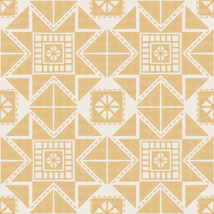 Create a wonderfully cozy space with our Quilted Tiles Peel and Stick Removable Wallpaper.
