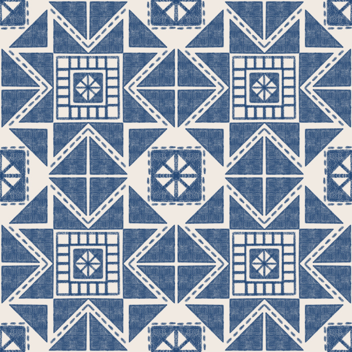 Create a wonderfully cozy space with our Quilted Tiles Peel and Stick Removable Wallpaper.