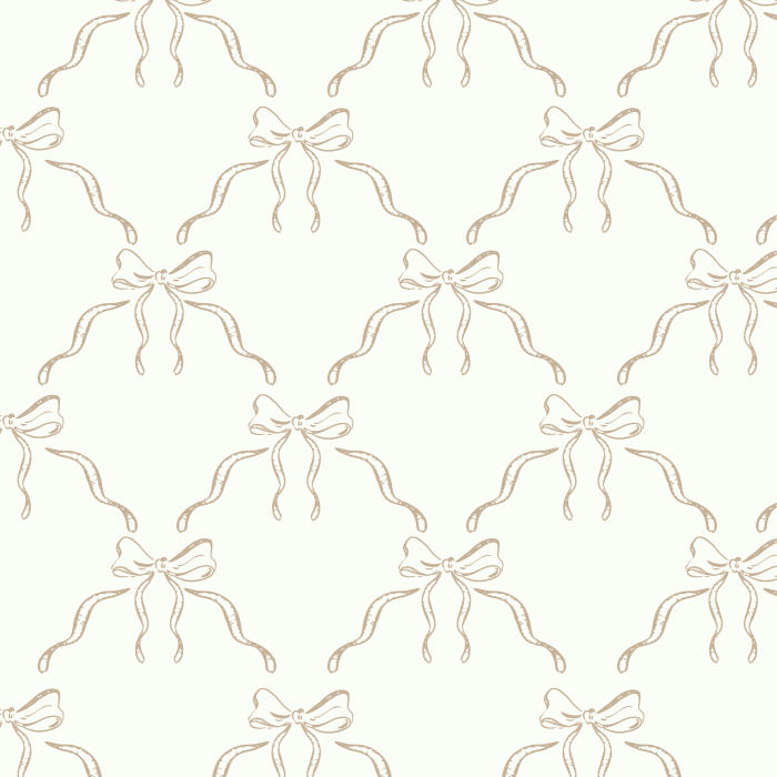 Add a charming accent to any wall in your home with our Bows Boutique Peel And Stick Removable Wallpaper.