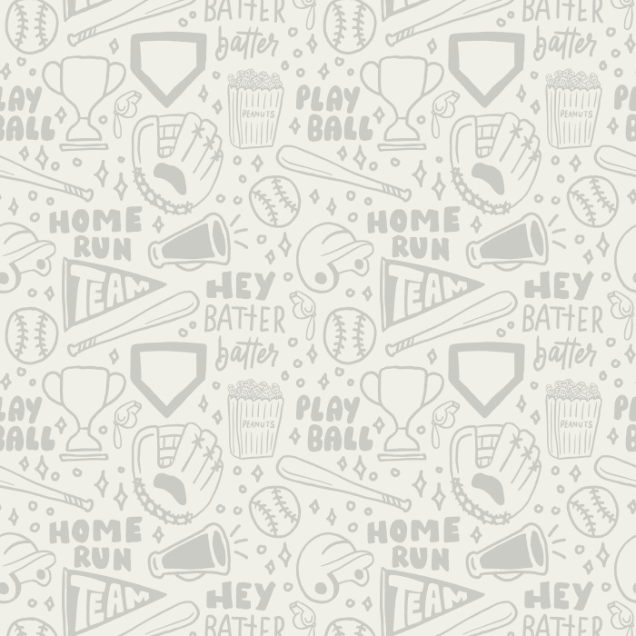 Bring the ballpark home with our Play Ball Peel and Stick Removable Wallpaper.