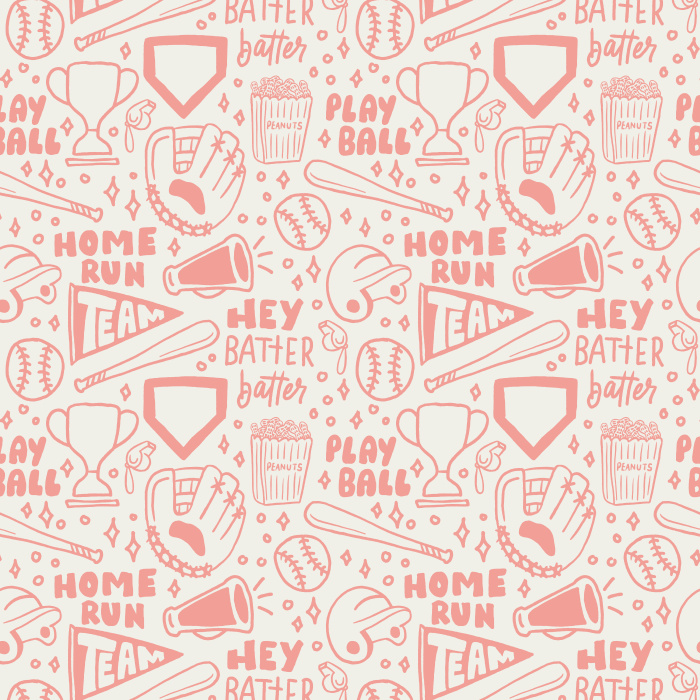 Bring the ballpark home with our Play Ball Peel and Stick Removable Wallpaper.
