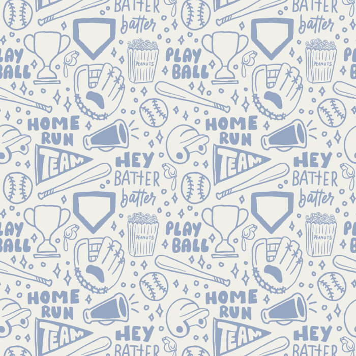 Bring the ballpark home with our Play Ball Peel and Stick Removable Wallpaper.