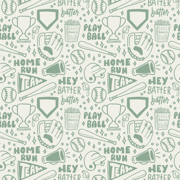 Bring the ballpark home with our Play Ball Peel and Stick Removable Wallpaper.