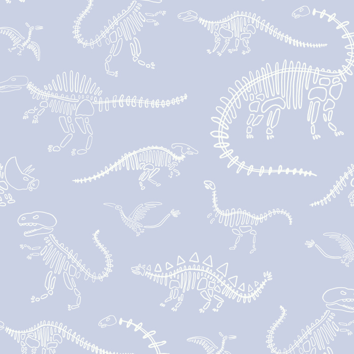  Dig up some fun vibes with our Dino Skeletons Peel and Stick Removable Wallpaper.