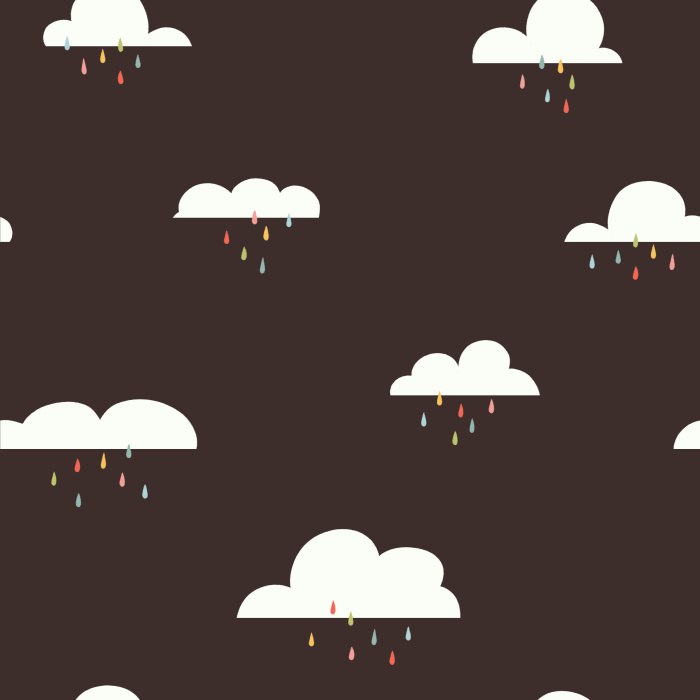 Add a sprinkle of color to your child's space with our Rainbow Clouds Peel and Stick Removable Wallpaper.