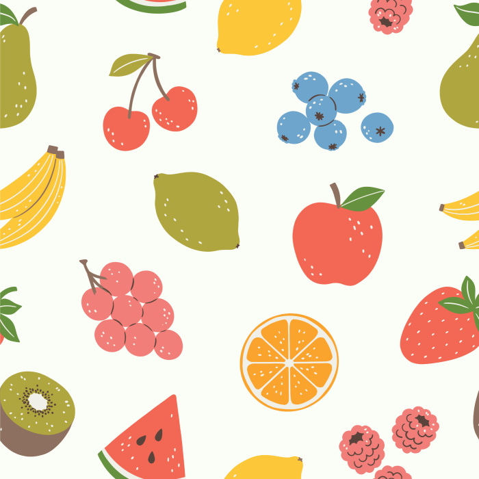 Give your living space some more flavor with our Fruit Salad Peel and Stick Removable Wallpaper.