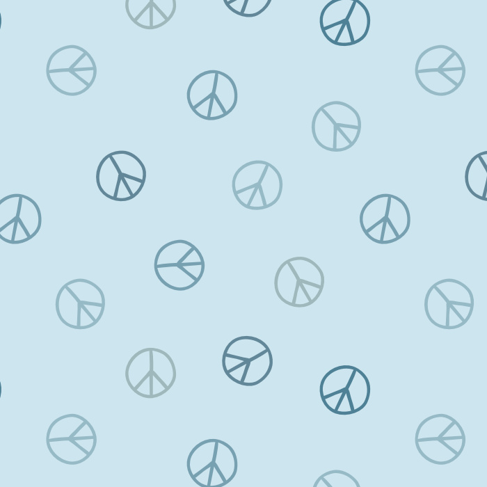 Create the vibe you've always wanted with our Peace Signs Peel and Stick Removable Wallpaper. 