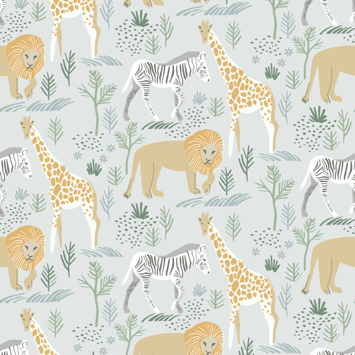 Let your love of nature shine with our Amazon Safari Peel and Stick Removable Wallpaper.