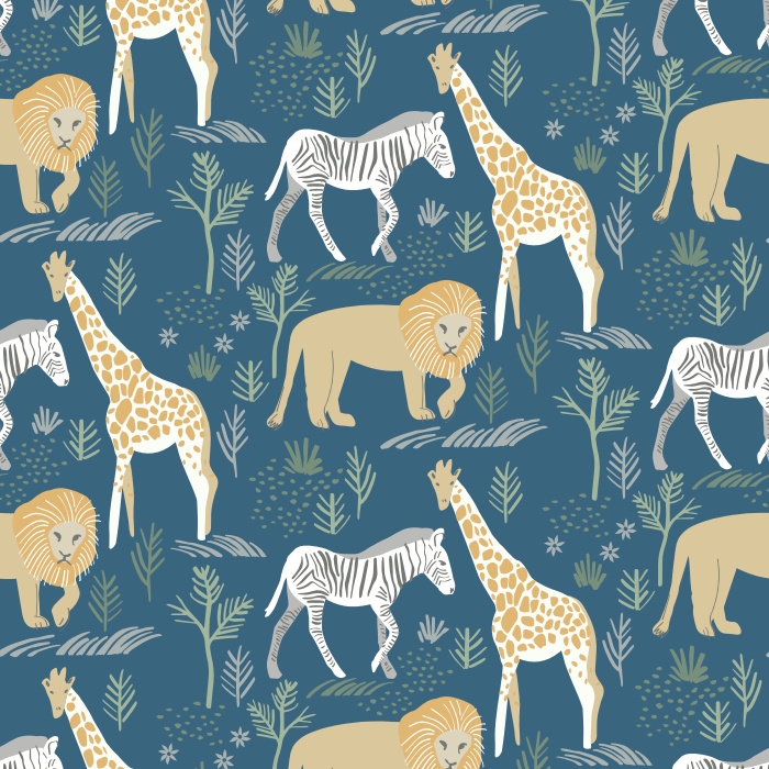 Let your love of nature shine with our Amazon Safari Peel and Stick Removable Wallpaper. 
