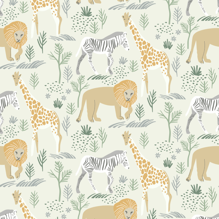Let your love of nature shine with our Amazon Safari Peel and Stick Removable Wallpaper. 