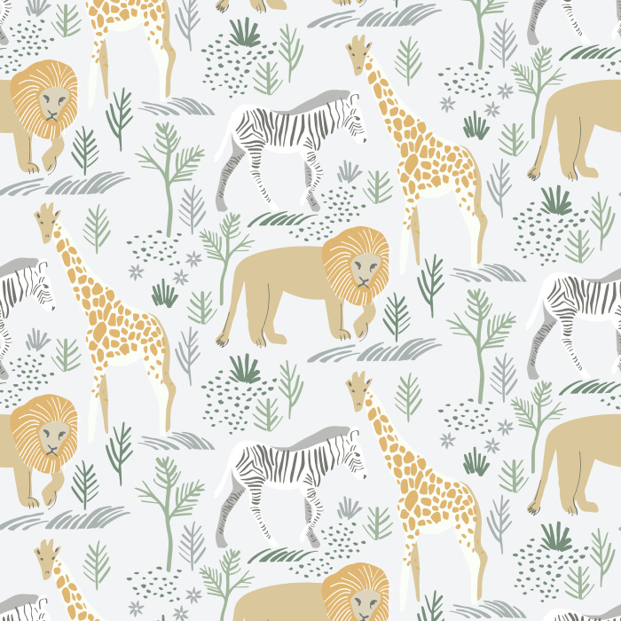 Let your love of nature shine with our Amazon Safari Peel and Stick Removable Wallpaper.