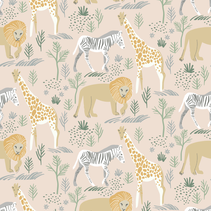 Let your love of nature shine with our Amazon Safari Peel and Stick Removable Wallpaper. 