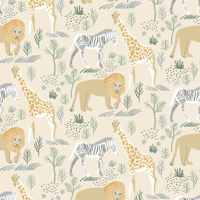 Let your love of nature shine with our Amazon Safari Peel and Stick Removable Wallpaper. 