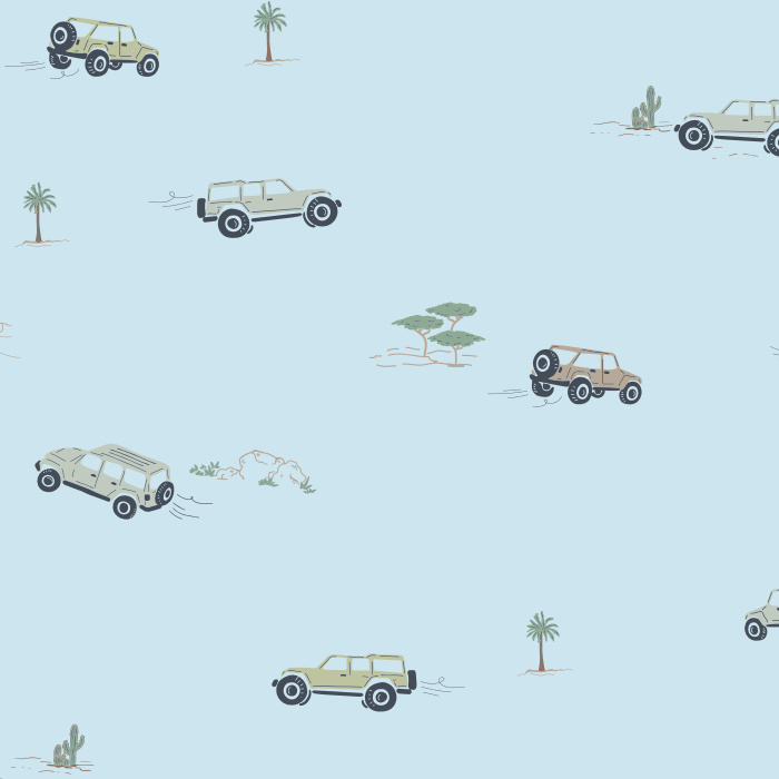 Fuel your love of adventure with our Safari Trek Peel and Stick Removable Wallpaper.