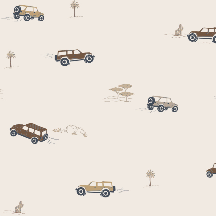 Fuel your love of adventure with our Safari Trek Peel and Stick Removable Wallpaper.