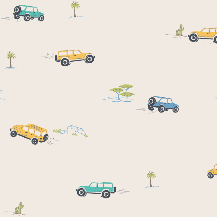 Fuel your love of adventure with our Safari Trek Peel and Stick Removable Wallpaper.