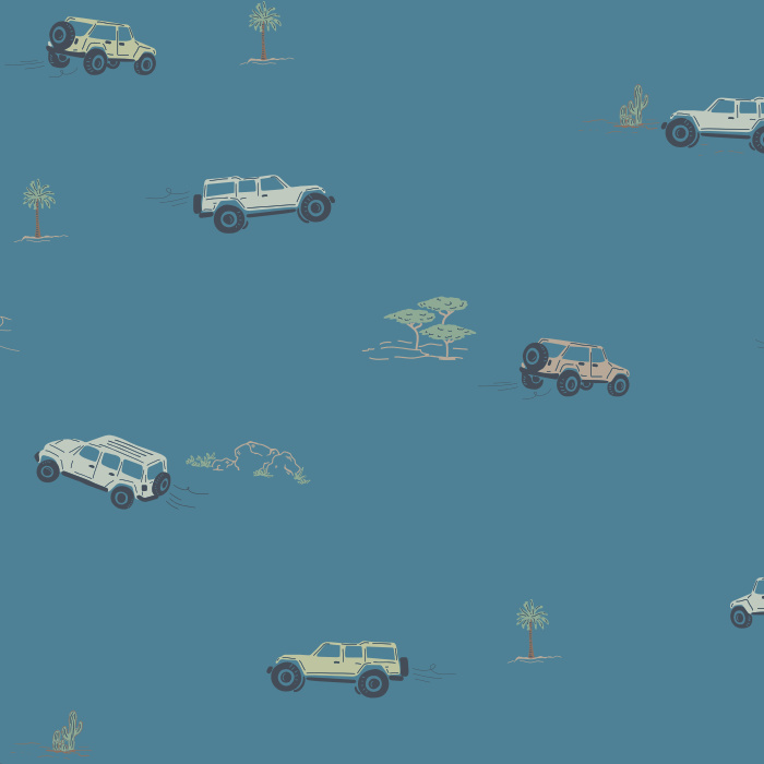 Fuel your love of adventure with our Safari Trek Peel and Stick Removable Wallpaper.