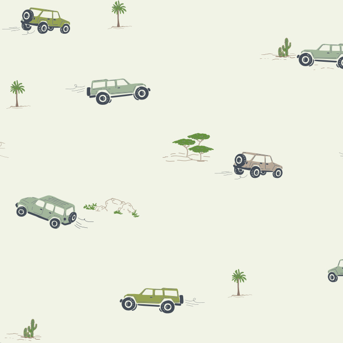 Fuel your love of adventure with our Safari Trek Peel and Stick Removable Wallpaper.