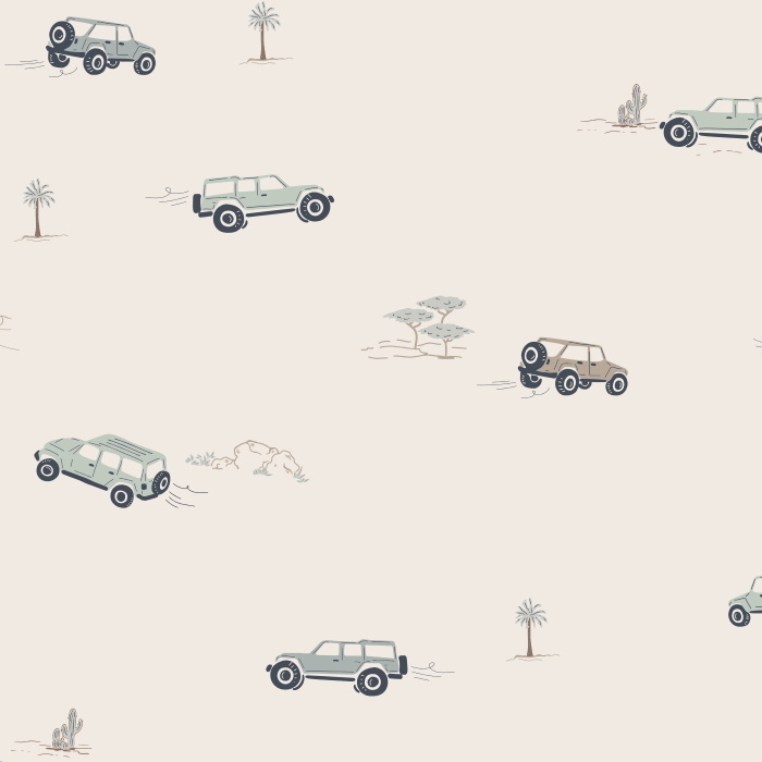 Fuel your love of adventure with our Safari Trek Peel and Stick Removable Wallpaper.