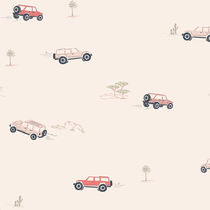 Fuel your love of adventure with our Safari Trek Peel and Stick Removable Wallpaper.