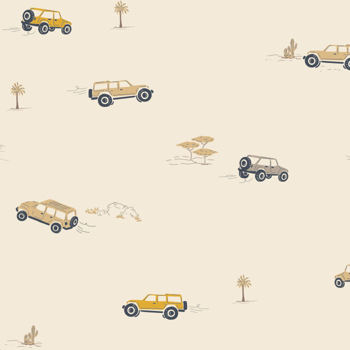 Fuel your love of adventure with our Safari Trek Peel and Stick Removable Wallpaper.