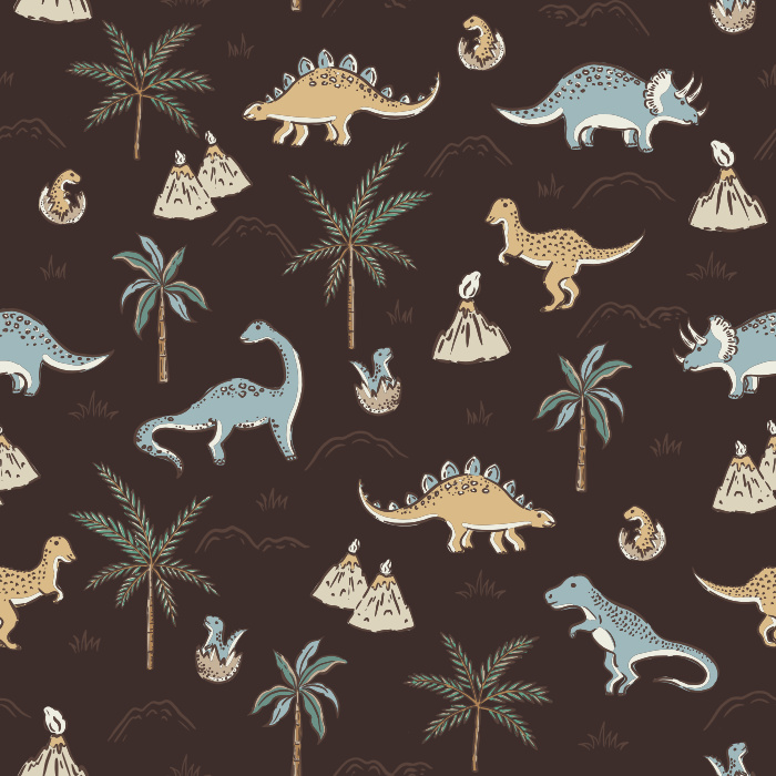 Create the perfect space for your little paleontologist with our Dino World Peel and Stick Removable Wallpaper.