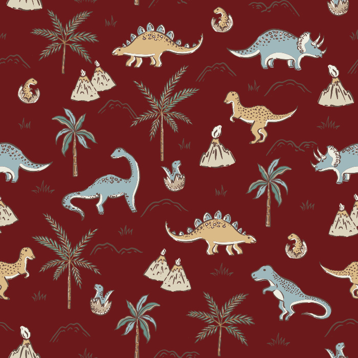 Create the perfect space for your little paleontologist with our Dino World Peel and Stick Removable Wallpaper.