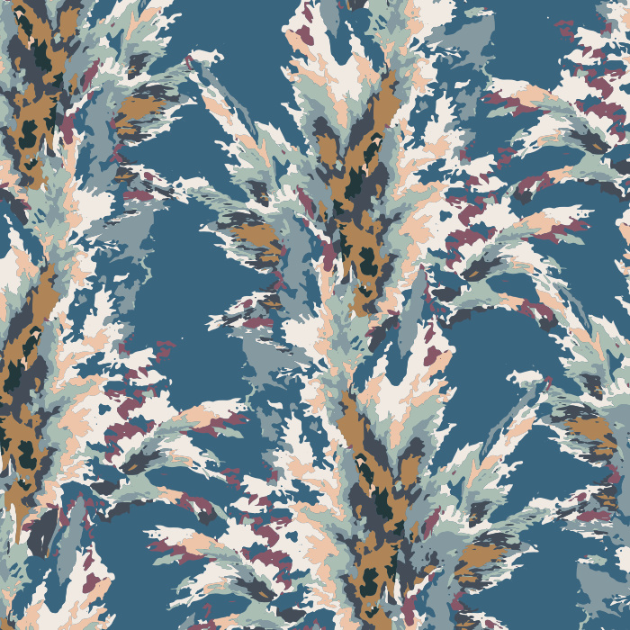 Reinvent your living space with our Pampas Burst Peel and Stick Removable Wallpaper.