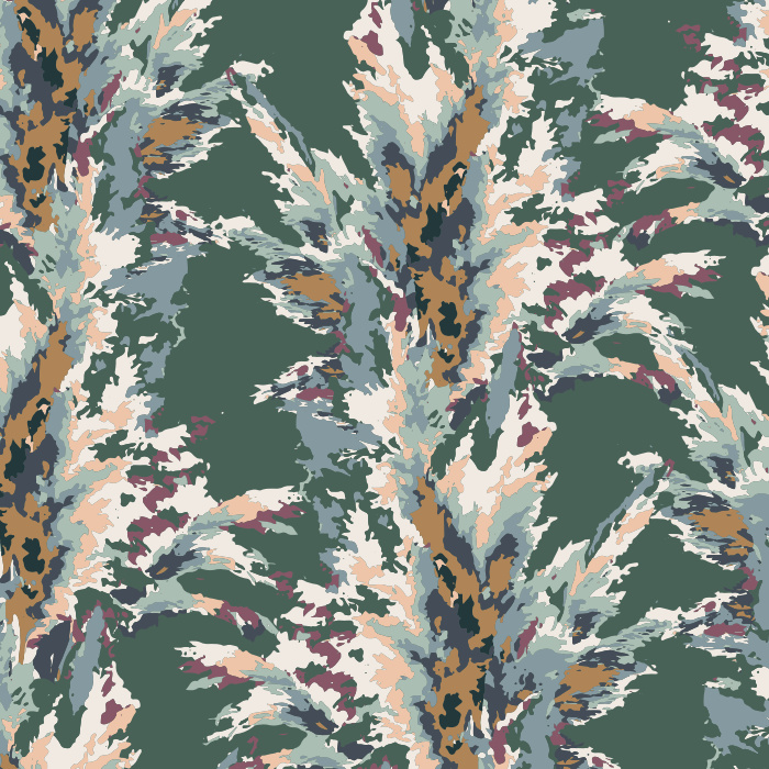 Reinvent your living space with our Pampas Burst Peel and Stick Removable Wallpaper.