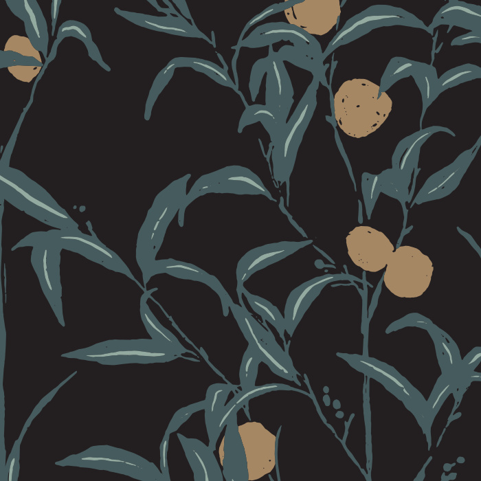 Give your home a sophisticated yet natural touch with our Orangerie Orchard Peel and Stick Removable Wallpaper.