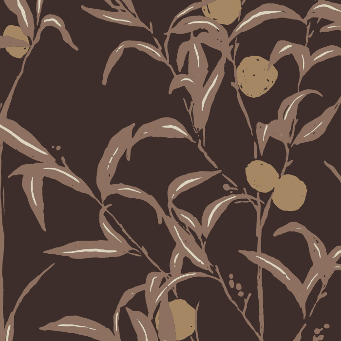 Give your home a sophisticated yet natural touch with our Orangerie Orchard Peel and Stick Removable Wallpaper.