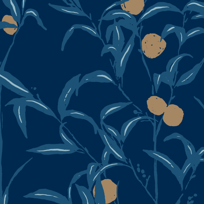 Give your home a sophisticated yet natural touch with our Orangerie Orchard Peel and Stick Removable Wallpaper.