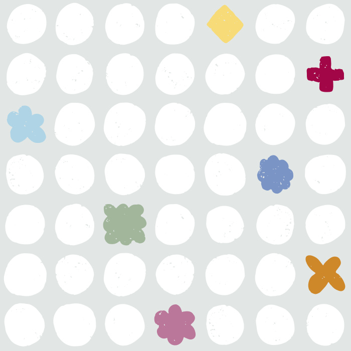 Spice up your space with our Odd One Out Peel and Stick Removable Wallpaper.