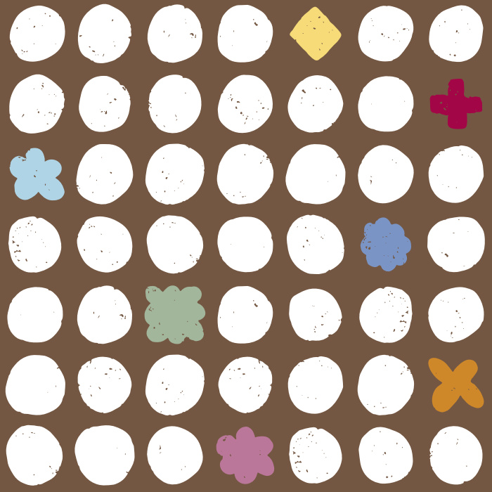 Spice up your space with our Odd One Out Peel and Stick Removable Wallpaper.