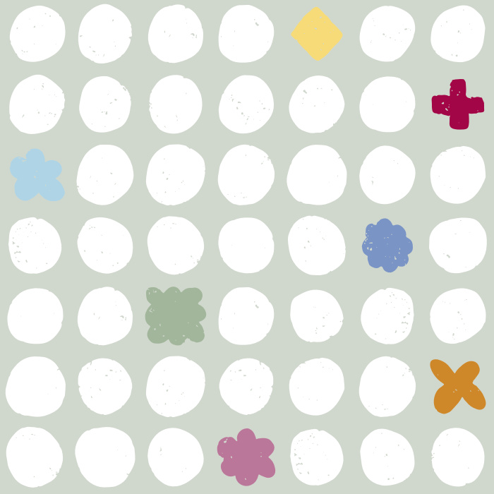 Spice up your space with our Odd One Out Peel and Stick Removable Wallpaper.