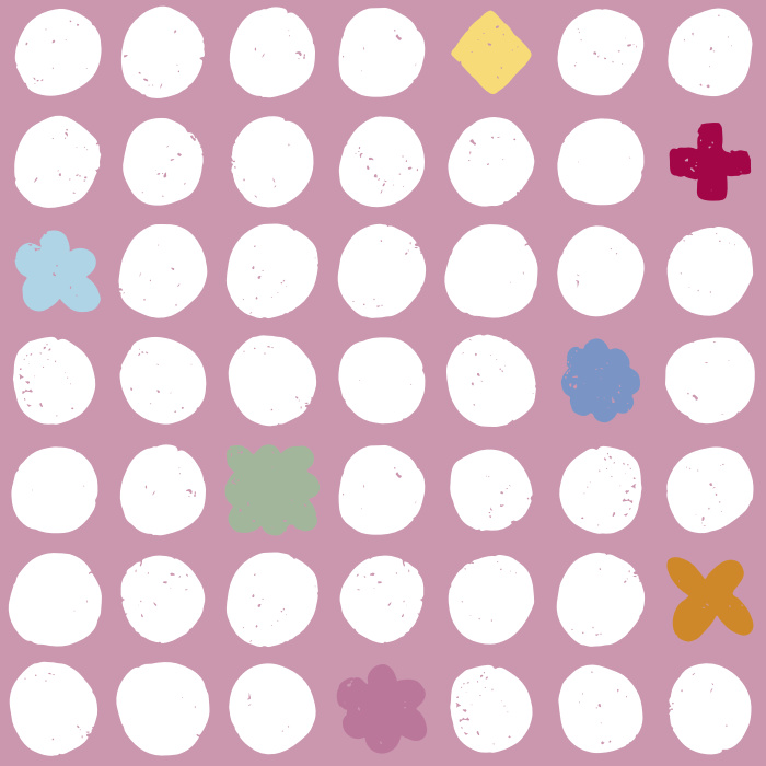 Spice up your space with our Odd One Out Peel and Stick Removable Wallpaper.