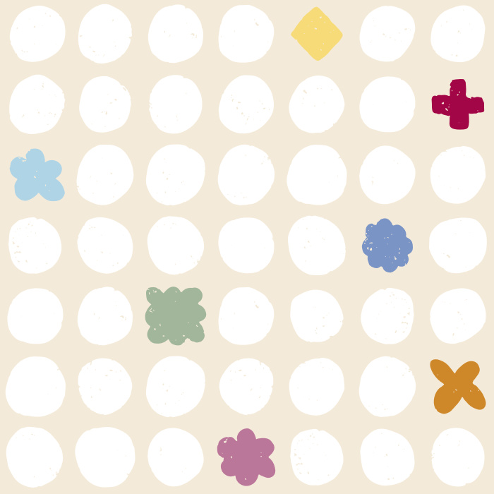 Spice up your space with our Odd One Out Peel and Stick Removable Wallpaper.