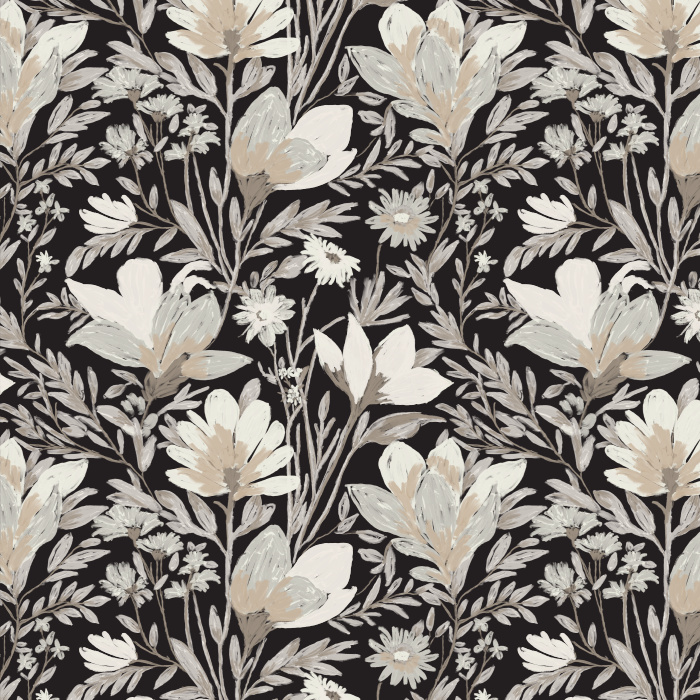 Bring new life to your interior with our Cobalt Bloom Peel and Stick Removable Wallpaper.