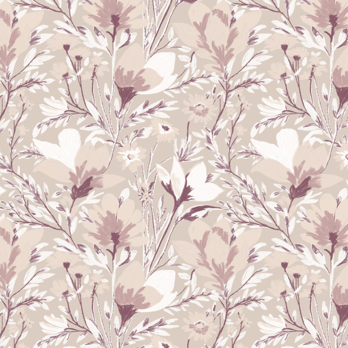 Bring new life to your interior with our Cobalt Bloom Peel and Stick Removable Wallpaper.