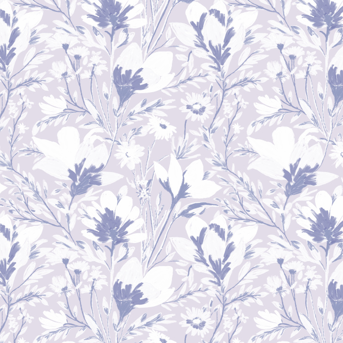 Bring new life to your interior with our Cobalt Bloom Peel and Stick Removable Wallpaper.