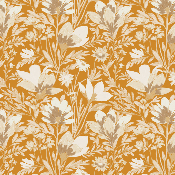 Bring new life to your interior with our Cobalt Bloom Peel and Stick Removable Wallpaper.