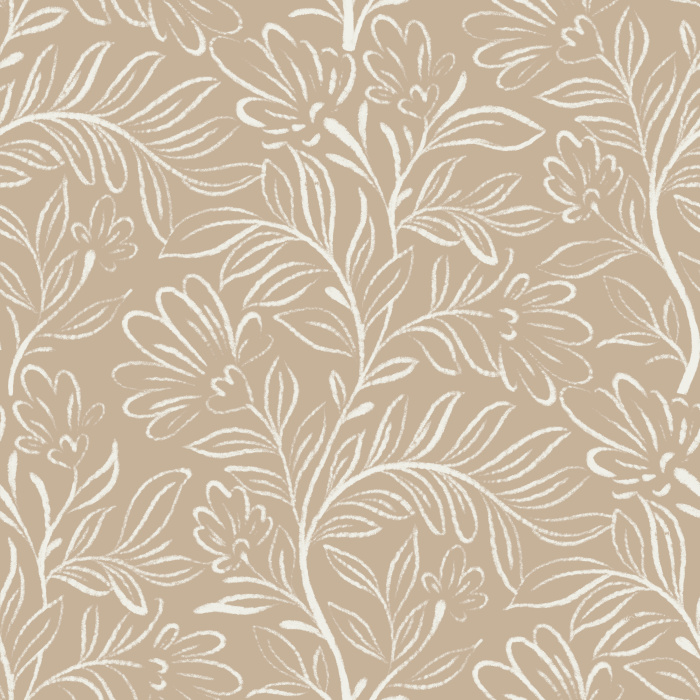 Create a gentle whimsy at home with our Pencil Sketch Peel and Stick Removable Wallpaper.