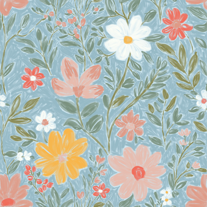 Add a beautiful garden to any wall in your home with our Artsy Evergreen Peel And Stick Removable Wallpaper.