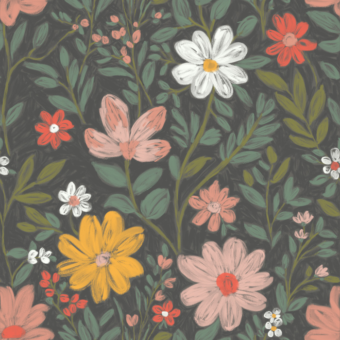 Add a beautiful garden to any wall in your home with our Artsy Evergreen Peel And Stick Removable Wallpaper.